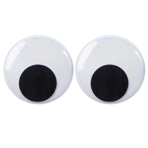 Giant Googly Eyes - Set of 2, 7" Diameter